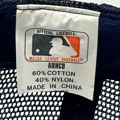 Vintage Minnesota Twins Youth Trucker Hat Baseball Cap Blue Mesh Snapback Kids