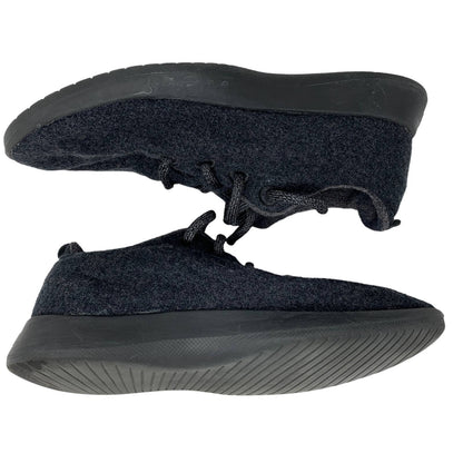 Allbirds Womens Wool Runners Running Shoes Black 0166NVK Low Top Lace Up Size 8
