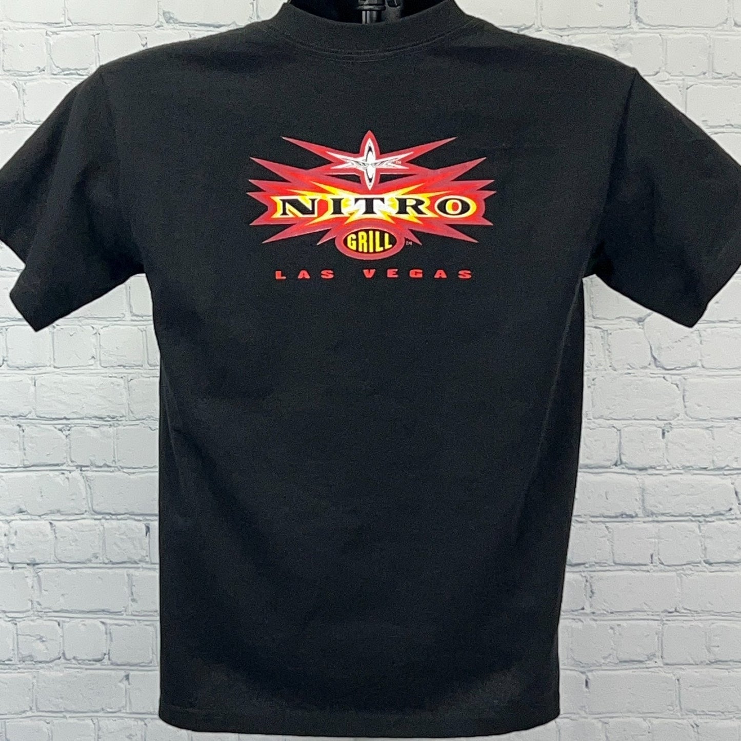 Vintage The Four Horsemen WCW NWO T Shirt Nitro Grill Las Vegas Black S Small