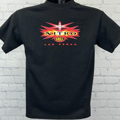 Vintage The Four Horsemen WCW NWO T Shirt Nitro Grill Las Vegas Black S Small