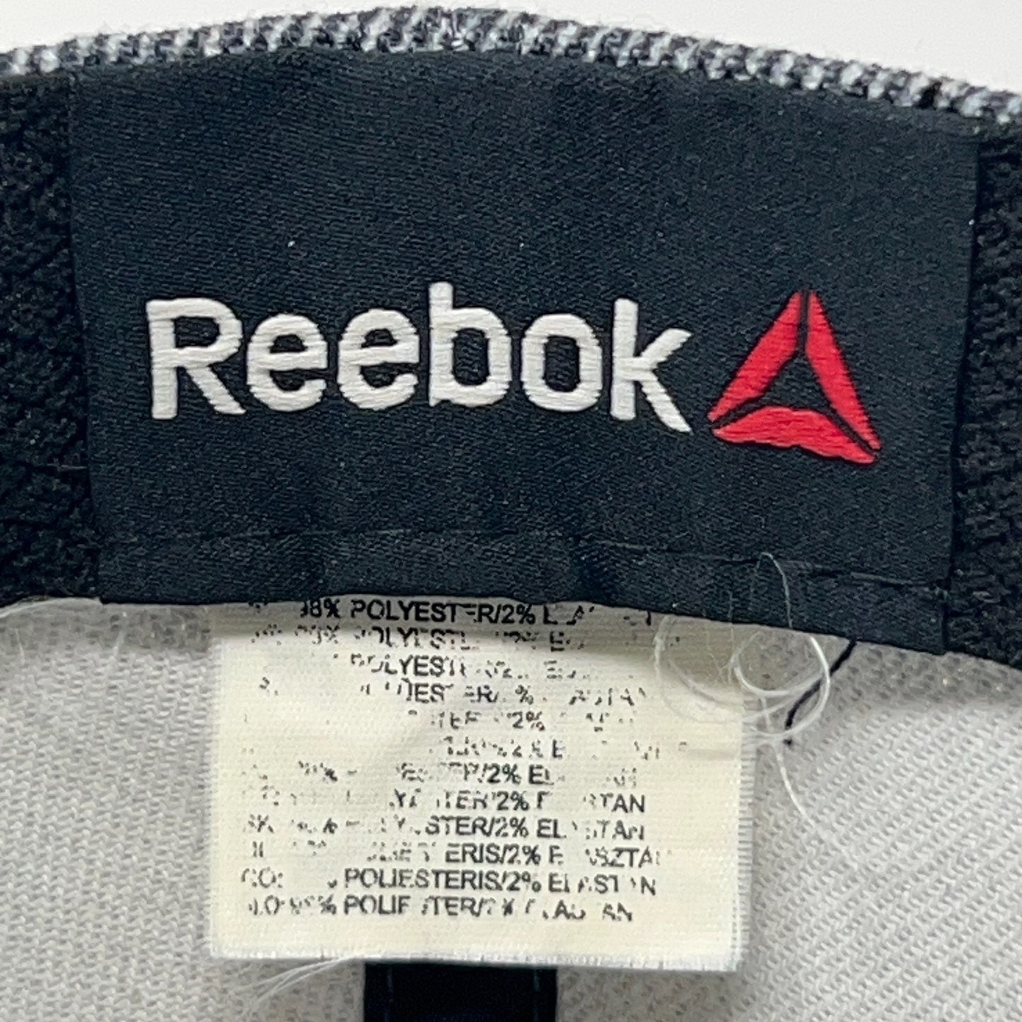 UFC Hat Baseball Cap MMA Mixed Martial Arts Reebok Gray 6 Panel Flex Fitted L-XL