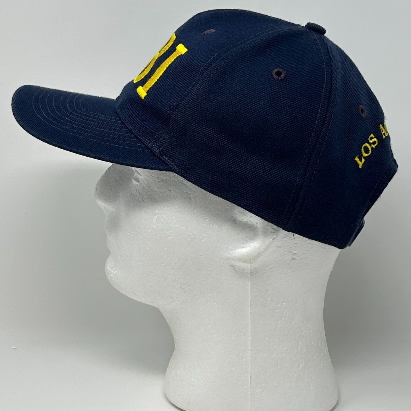 Vintage FBI Los Angeles Hat Cap Blue Federal Bureau of Investigation LA Snapback