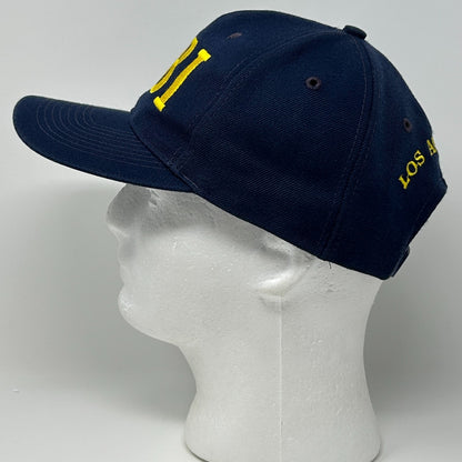 Vintage FBI Los Angeles Hat Cap Blue Federal Bureau of Investigation LA Snapback