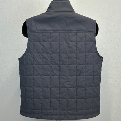 Orvis Quilted Vest Mens Large Full Zip Classic Fit Insulated Gray 1174138