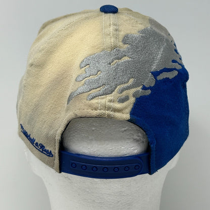 Seattle Seahawks Splash Hat Baseball Cap Mitchell and Ness Wool Snapback Blue