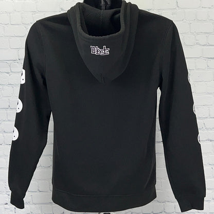 Brooklyn Cloth Peace MCMXCI Rose Yin Yang Hoodie Small Black Streetwear Graphic