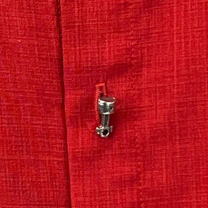 Steady Piston Buttons Bowling Shirt Button Front Rockabilly Hot Rod Red 2XL XXL