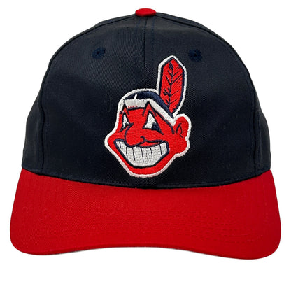 Vintage Cleveland Guardians Chief Wahoo Youth Hat Baseball Cap Indians New Era