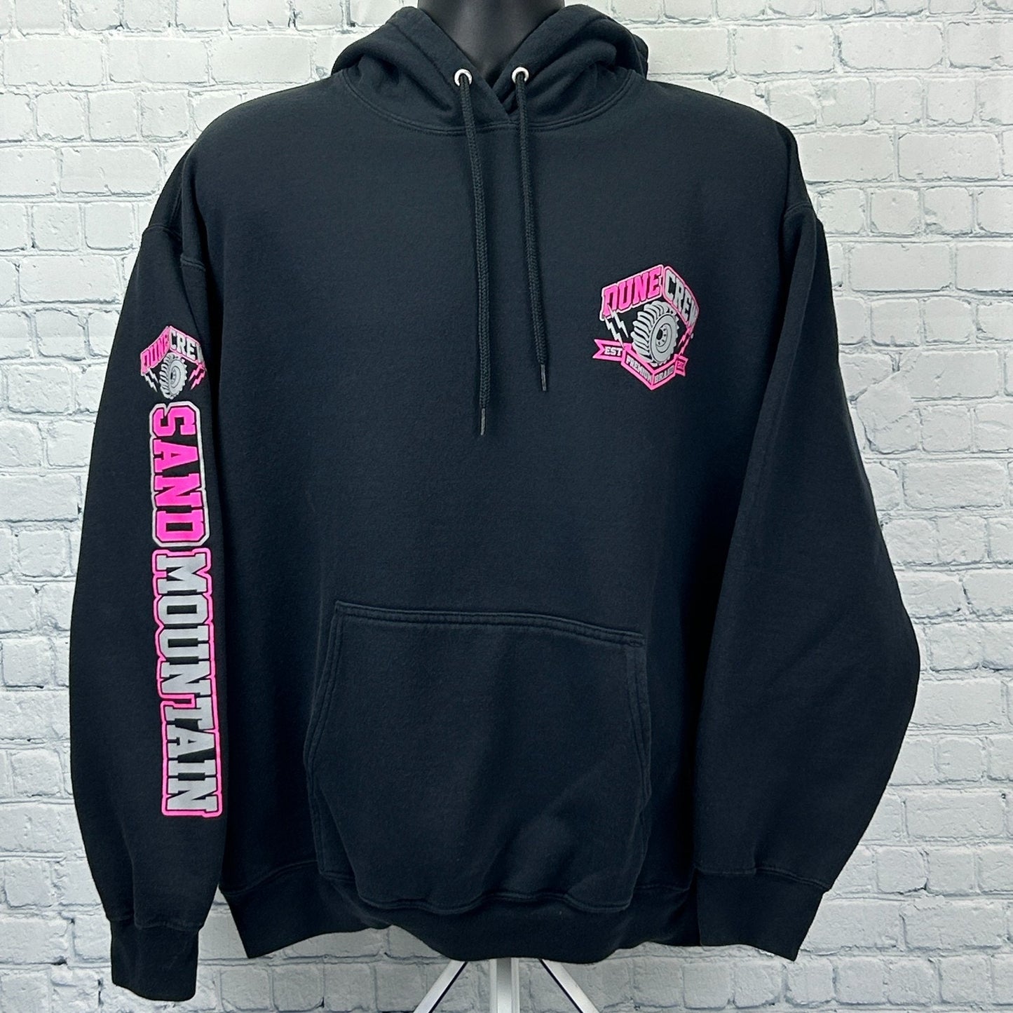 Dune Crew Little Sahara Sand Mountain Hoodie Hooded Sweatshirt Black XL X-Large