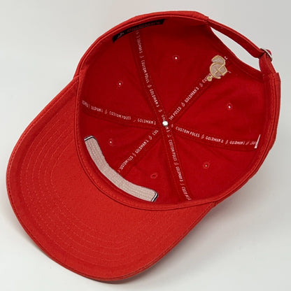JG Goldmans Custom Poles Dad Hat Baseball Cap Fishing Colorado Strapback Orange