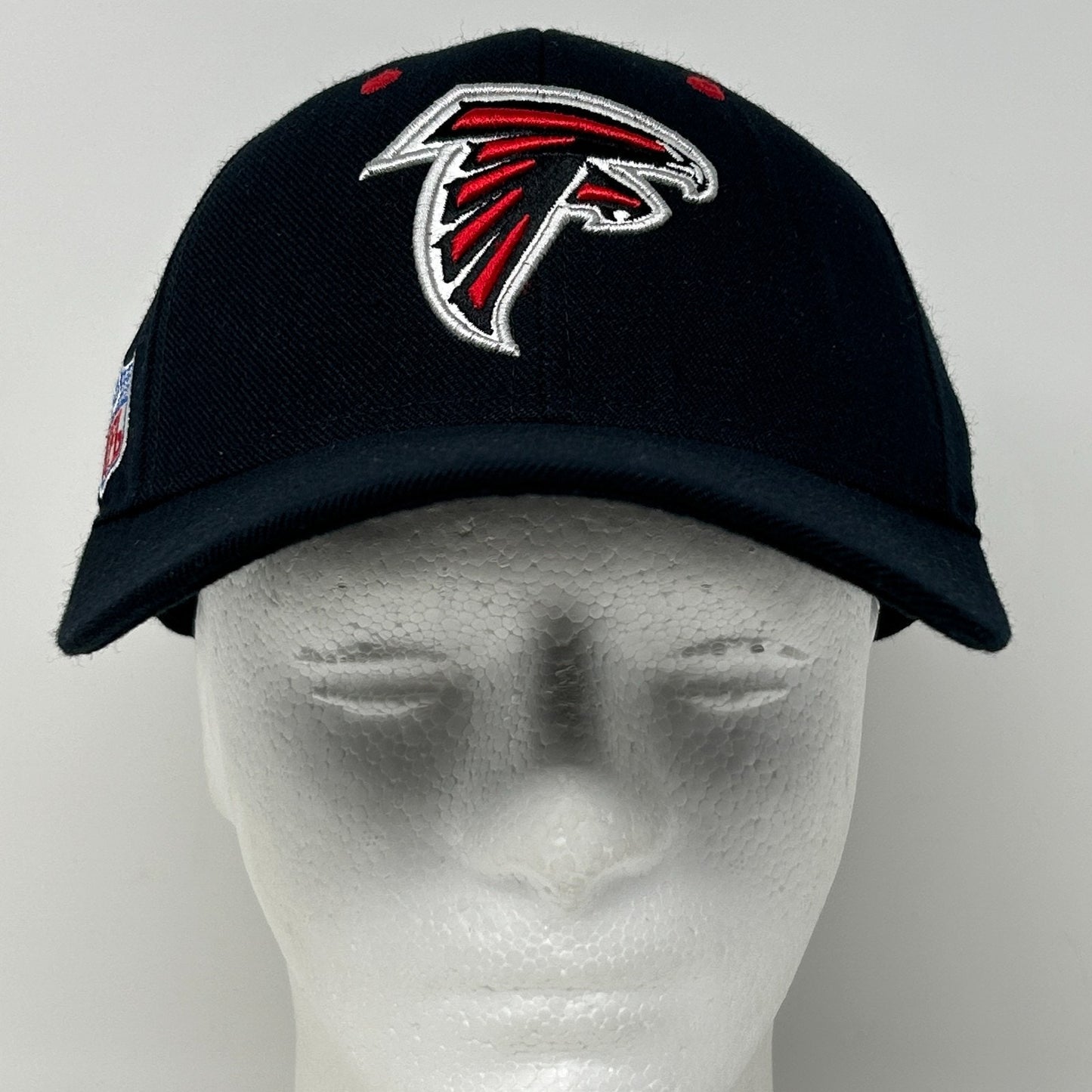 Atlanta Falcons Hat Cap Football NFL Reebok Strapback 6 Panel Wool Blend Black