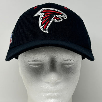 Atlanta Falcons Hat Cap Football NFL Reebok Strapback 6 Panel Wool Blend Black