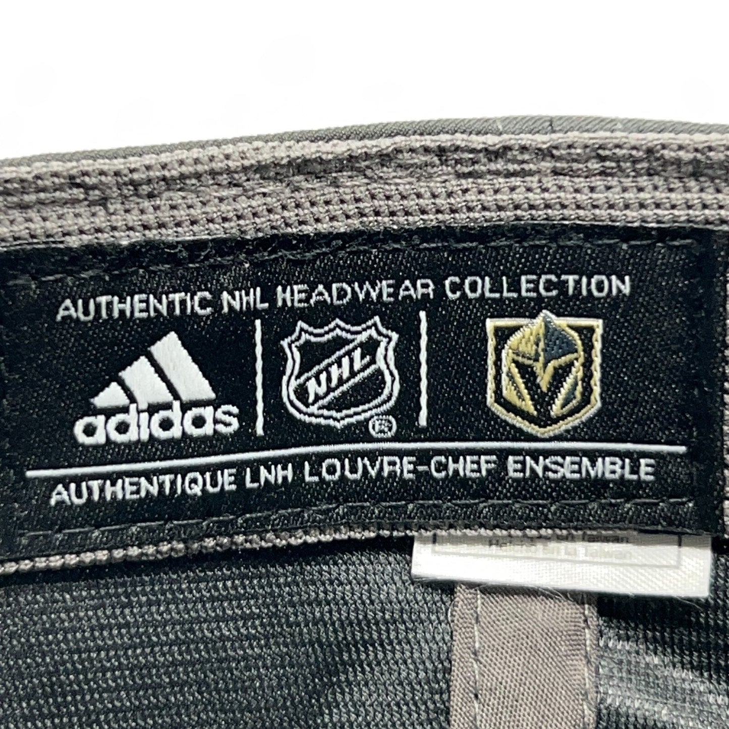 Las Vegas Golden Knights Hat Baseball Cap NHL Hockey Adidas Strapback Gray