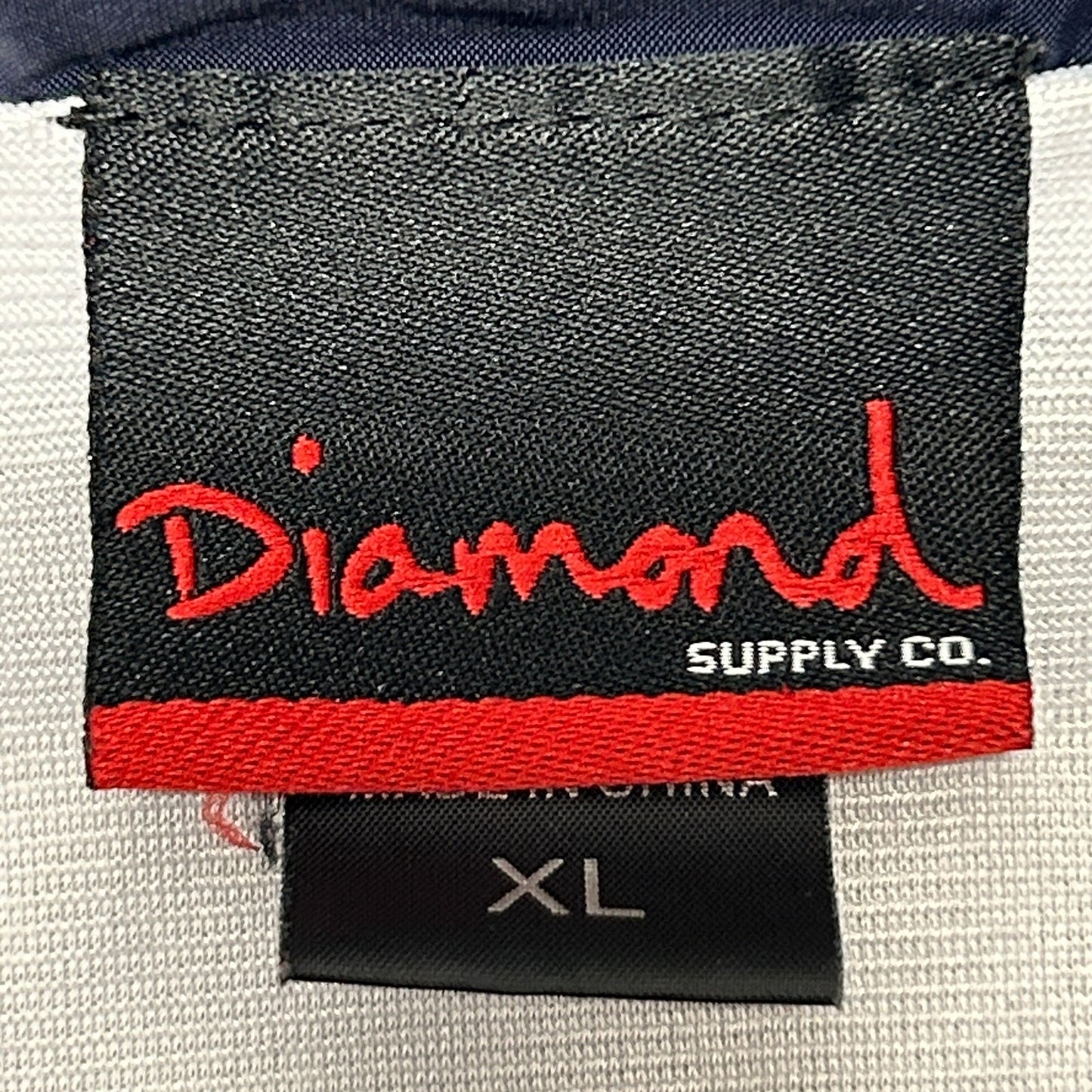 Diamond Supply Co League All Stars Jacket Mens XL X-Large Blue Windbreaker