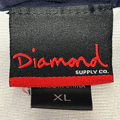 Diamond Supply Co League All Stars Jacket Mens XL X-Large Blue Windbreaker