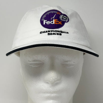 Vintage FedEx CART Championship Series Hat Baseball Cap IndyCar Strapback White