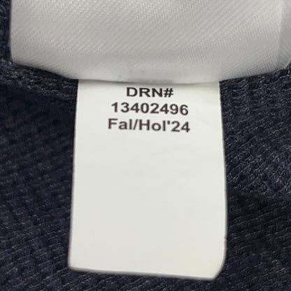 Eddie Bauer Thermal Henley XL X‑Large Blue Cotton Polyester Long Sleeve Shirt
