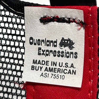 Vintage 80s Days Express Inc Trucker Hat Baseball Cap USA Mesh Snapback Black