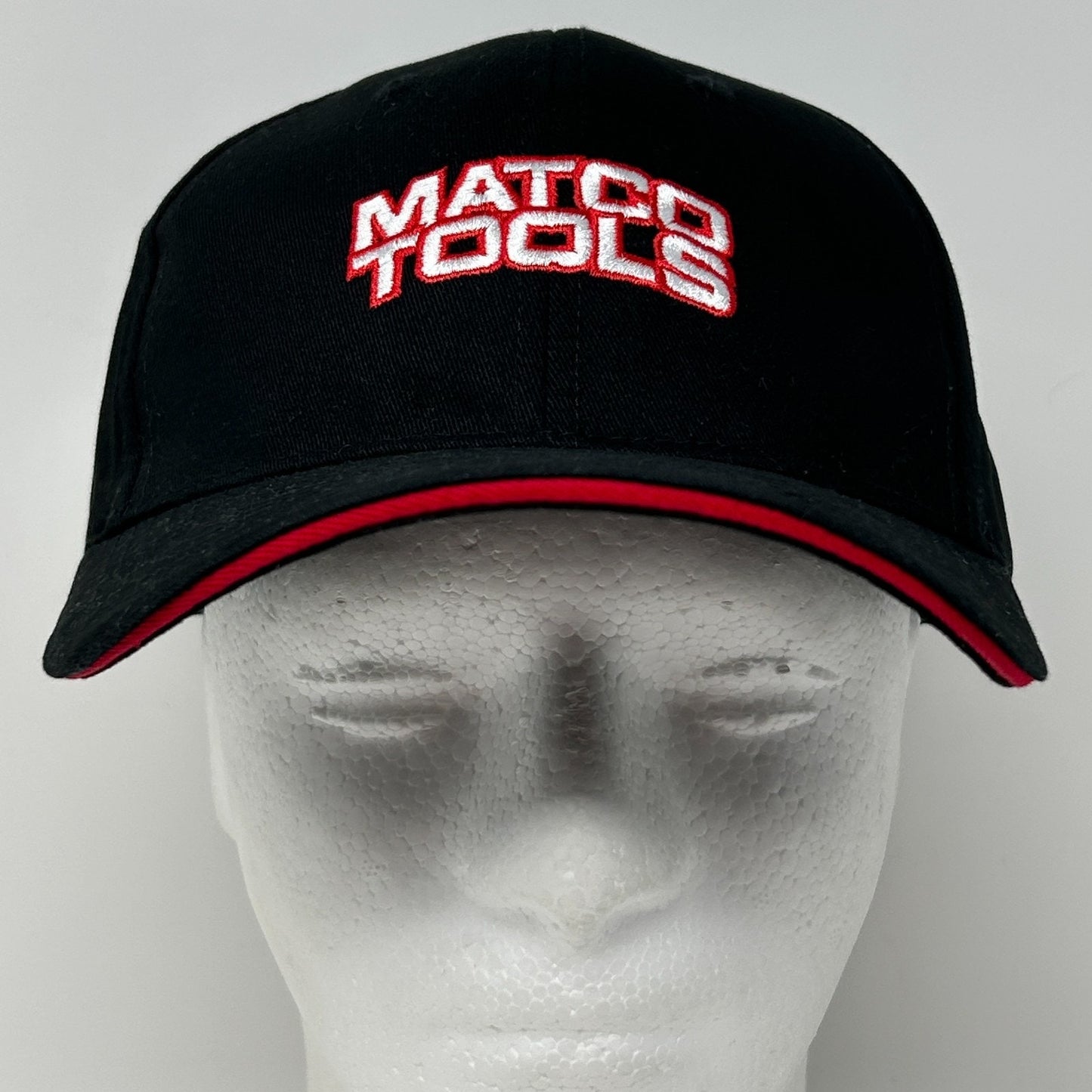 Matco Tools Hat Cap Mechanic Auto Repair Logo 6 Panel Strapback Black