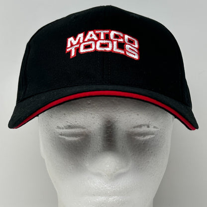 Matco Tools Hat Cap Mechanic Auto Repair Logo 6 Panel Strapback Black