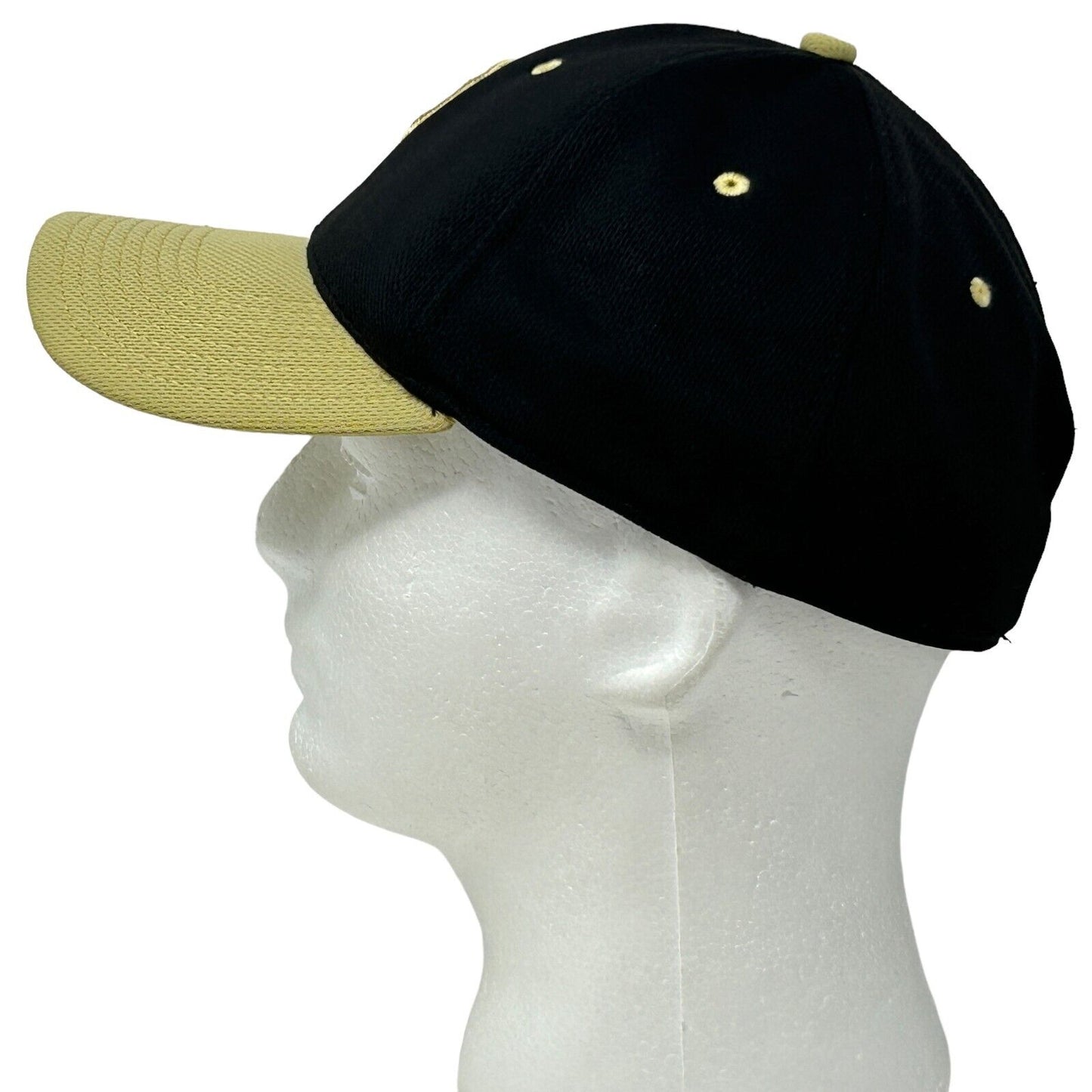 Pittsburgh Pirates Hat Black MLB Six Panel Baseball Cap Flex Fitted S/M