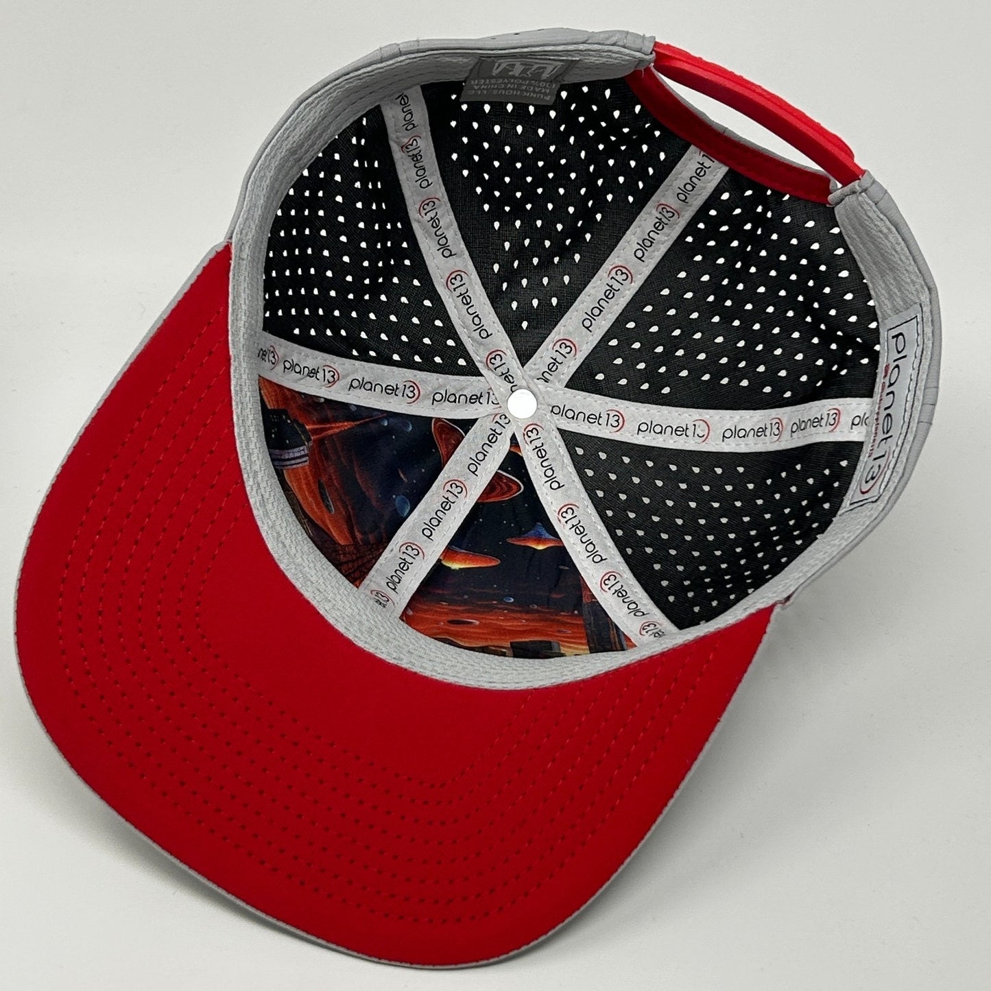 Planet 13 Las Vegas Hat Baseball Cap Marijuana Dispensary Weed Snapback Gray