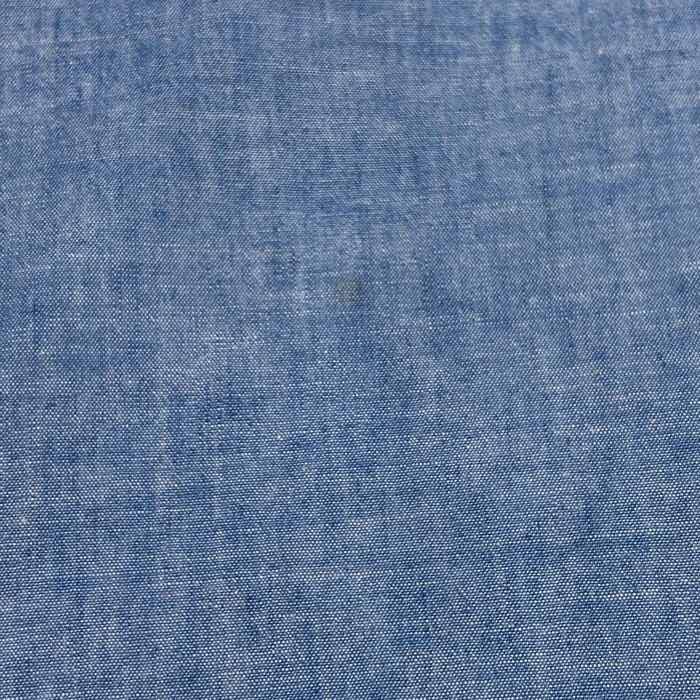 Vintage 70s Orangutan Button Front Shirt Denim Chambray Chenille Blue XL X-Large