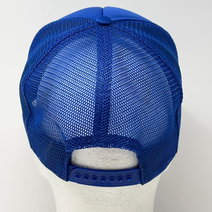 Vintage 80s Falcon Cable TV Trucker Hat Baseball Cap Missouri Mesh Snapback Blue