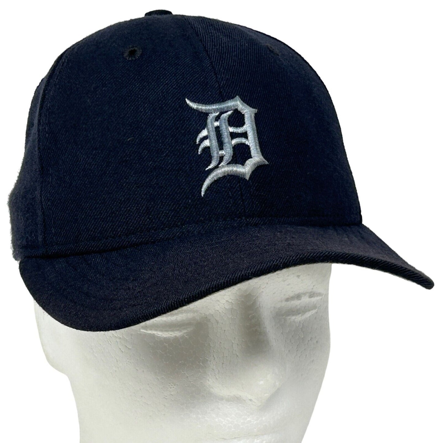 Gorra de béisbol de la MLB autografiada de los Detroit Tigers de Brian Hunter, estilo vintage de los años 90, color azul, 7