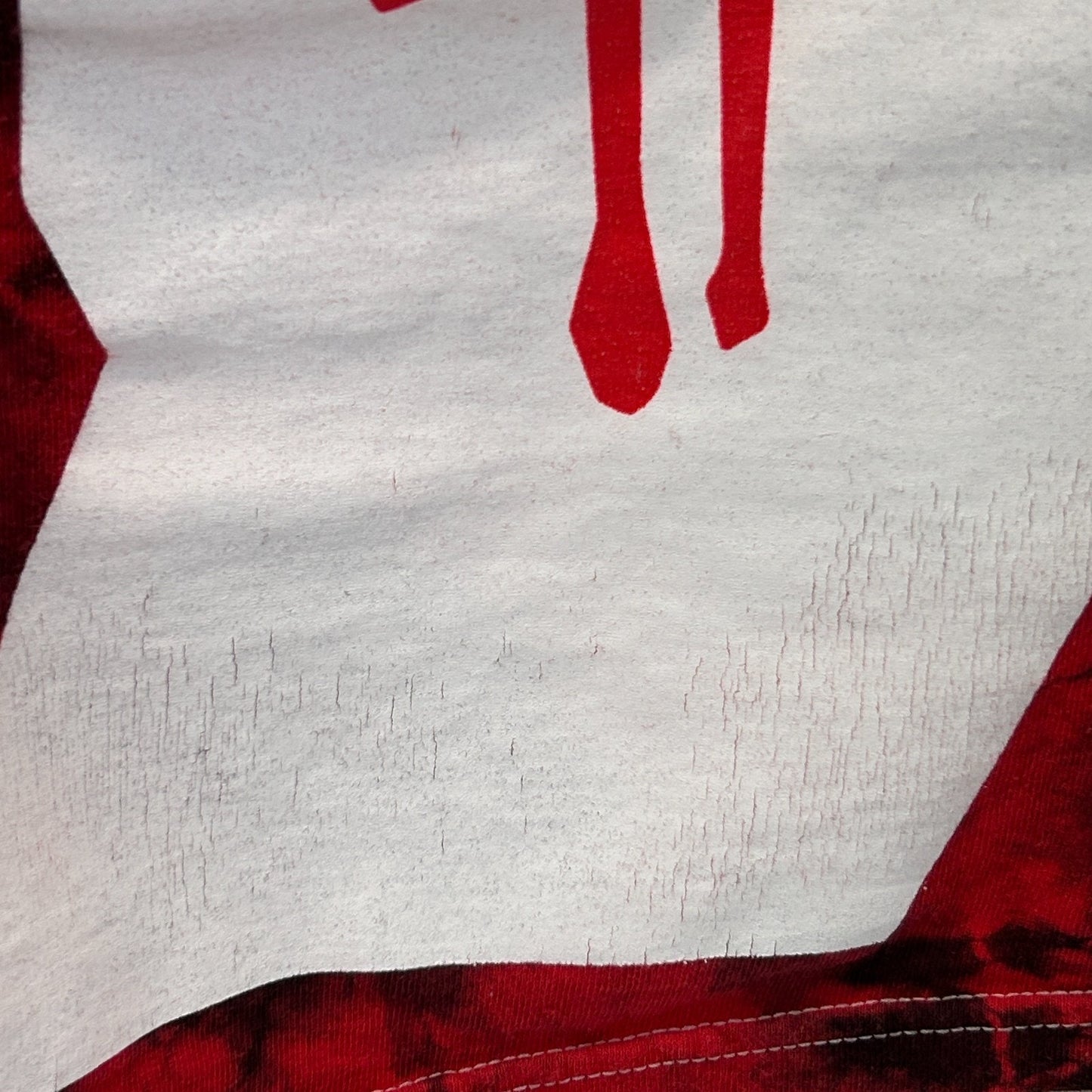 Green Day American Idiot T Shirt Punk Rock Band Cotton Tie Dye Red Tee L Large