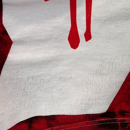 Green Day American Idiot T Shirt Punk Rock Band Cotton Tie Dye Red Tee L Large