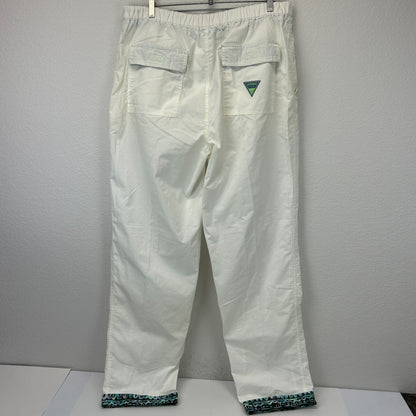 Vintage 80s 90s Exchange Sport Pants Baggy Surfer White Mens XL X-Large 36-38x34