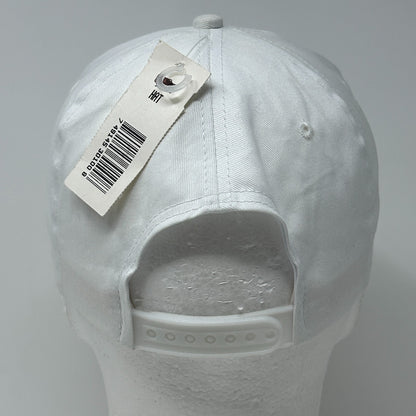 Vintage 90s Ohiopyle Pennsylvania Hat Baseball Cap 3 Bar Line Snapback White