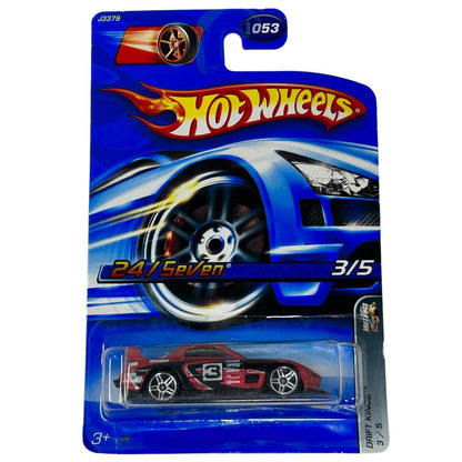 24/Seven Hot Wheels Collectible Diecast Car Drift Kings Red 2006 Toy Vehicle New