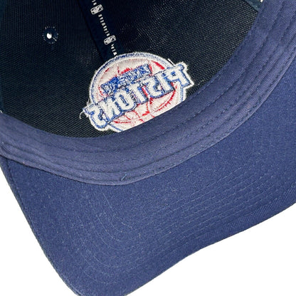 Gorra de béisbol de los Detroit Pistons, gorra con correa trasera, azul, mezcla de lana Reebok, baloncesto, NBA