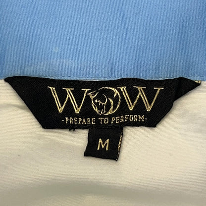 WOW Winners Outerwear Show Shirt Womens M Medium 8-10 White Blue Livestock Horse