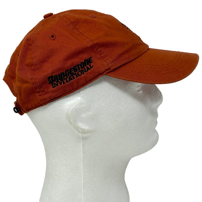 World Golf Championships Dad Hat Bridgestone Invitational Orange Baseball Cap