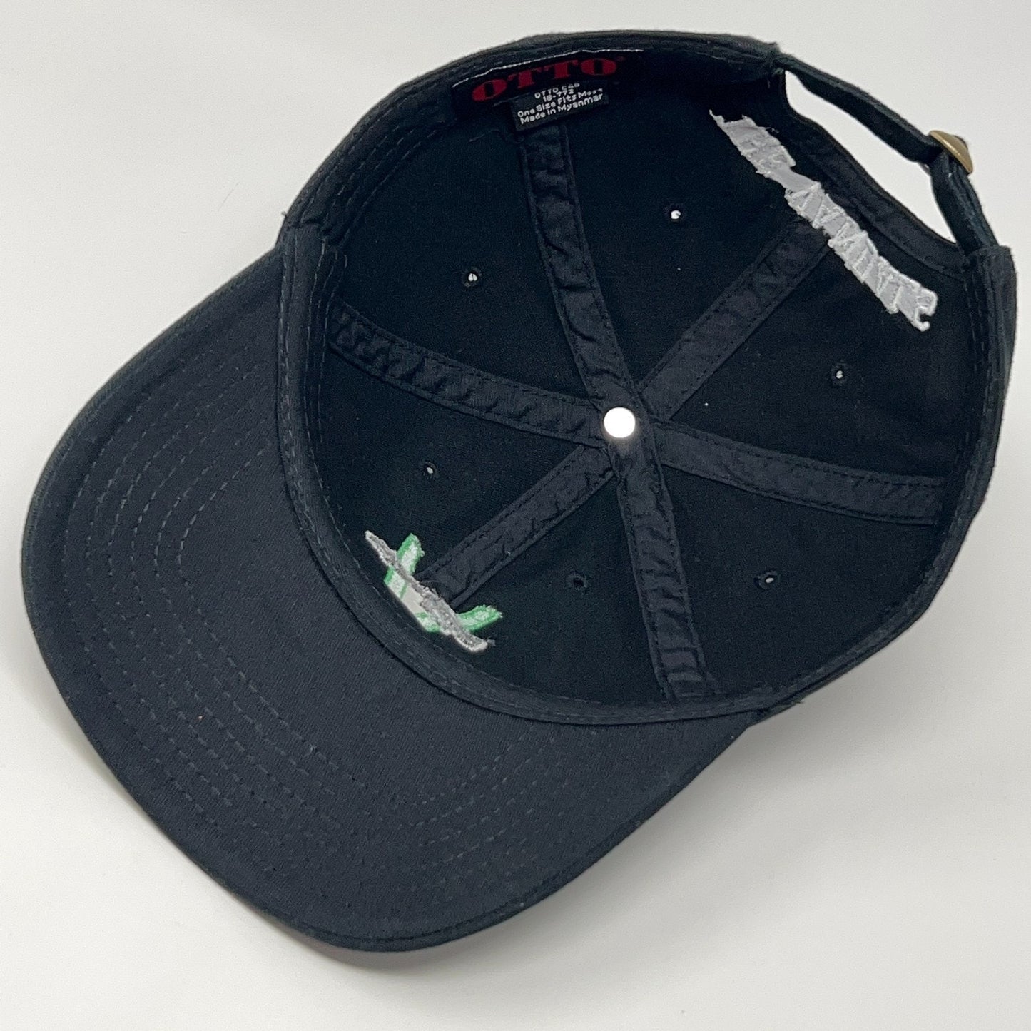 The Vandals Peace Thru Vandalism Dad Hat Baseball Cap V Gun Band Strapback Black