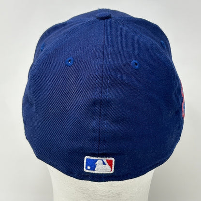 New York NY Mets 1986 WS Hat Baseball Cap Swarovski New Era Blue Fitted 7 1/2