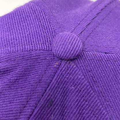 Vintage 90s Minnesota Vikings Cris Carter Hat Baseball Cap Purple NFL Snapback