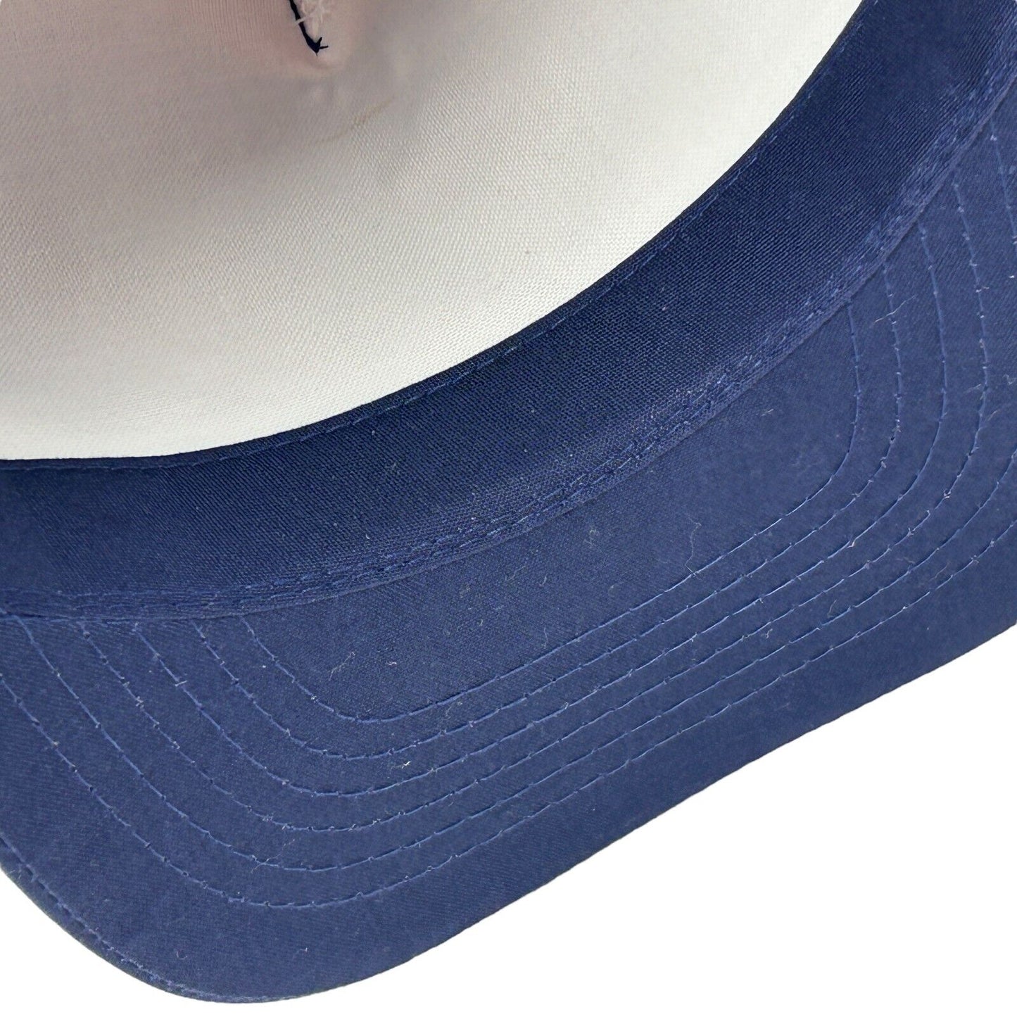 Mettler Toledo Vintage 90s Hat Blue Rope Roping Corded Snapback Baseball Cap