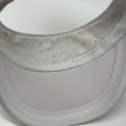 Vintage 80s C Street Longboard Classic 87 Visor Hat Cap Surfing Strapback White