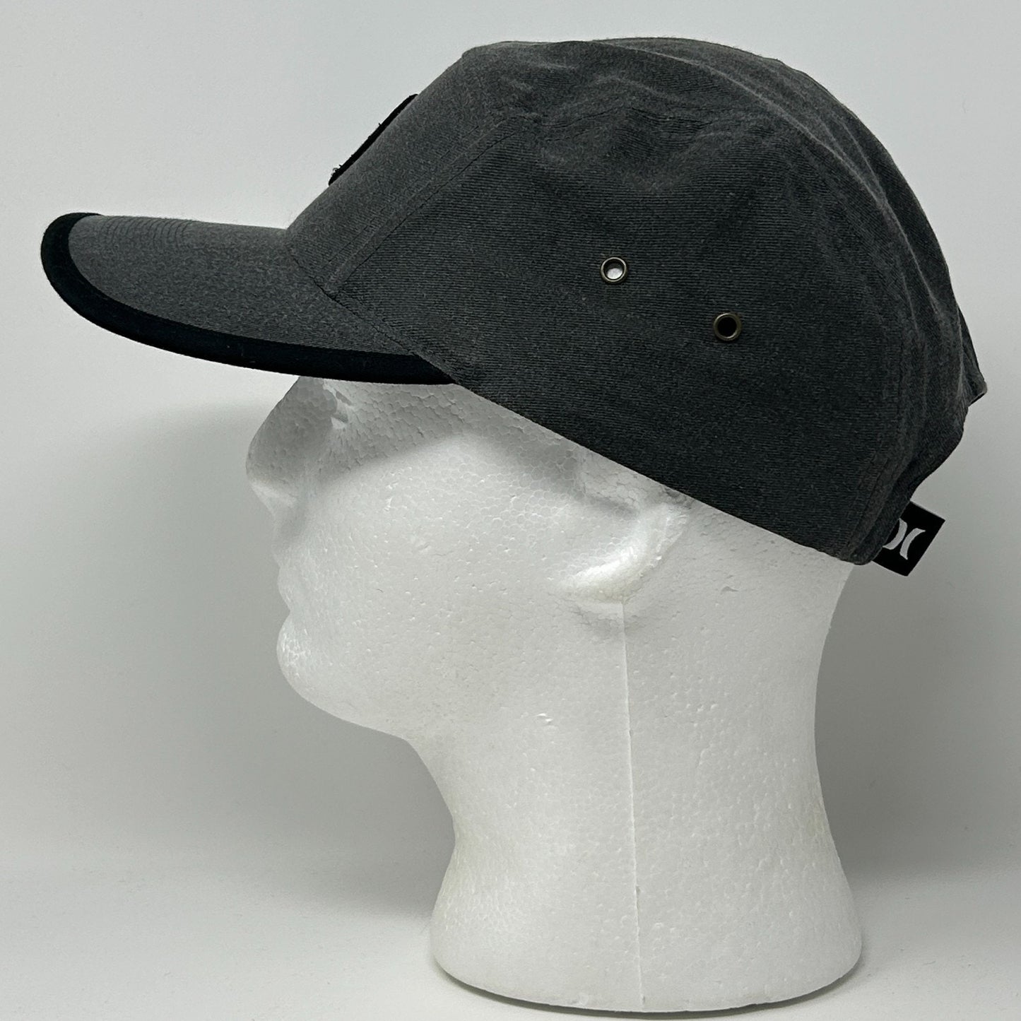 Hurley Stay Stoked Camp Hat Baseball Cap Surfer Surfing Strapback Gray 5 Panel - Neon Vintage