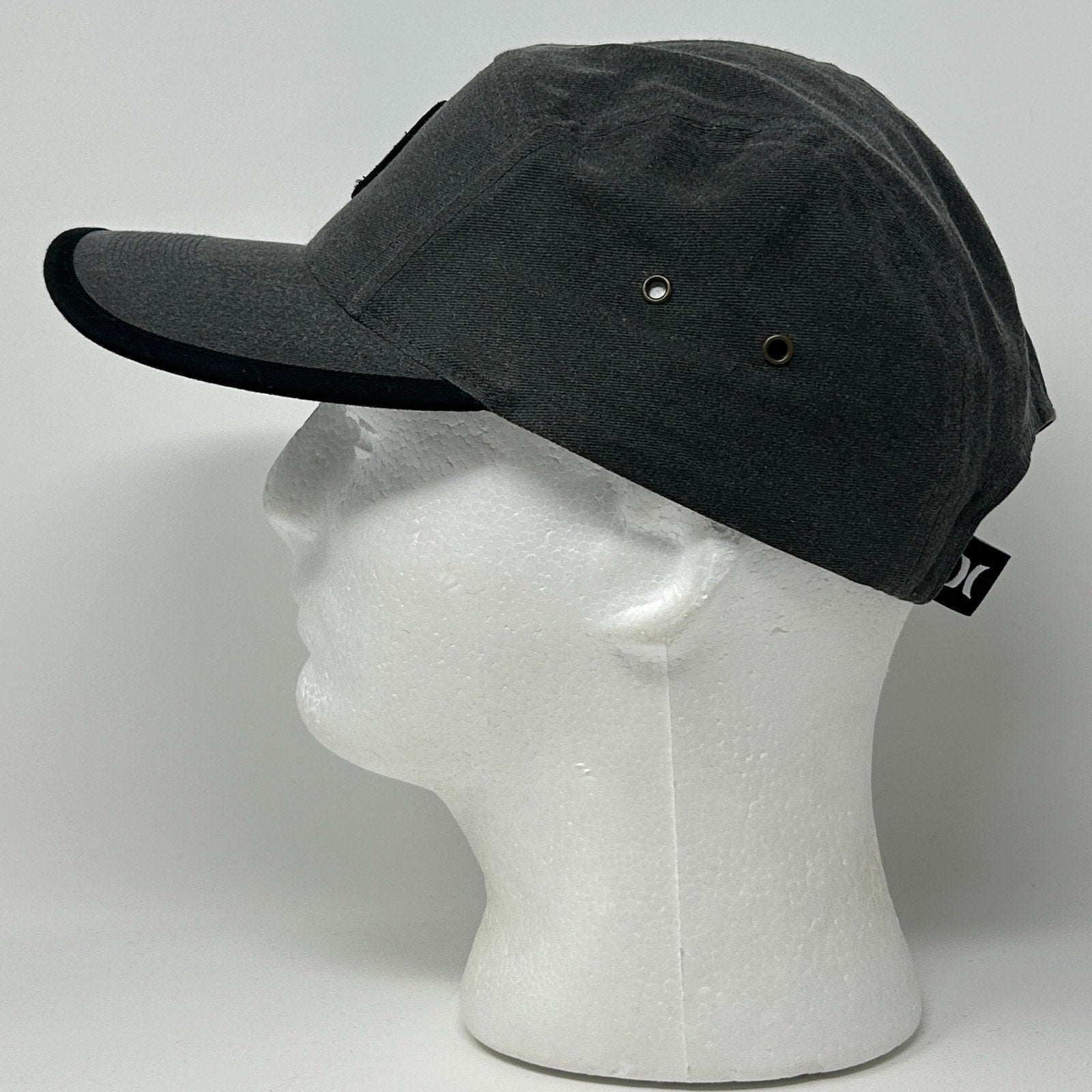 Hurley Stay Stoked Camp Hat Baseball Cap Surfer Surfing Strapback Gray 5 Panel - Neon Vintage