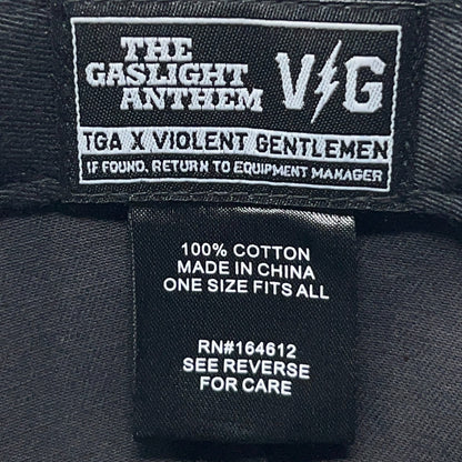 The Gaslight Anthem x Violent Gentlemen Hat Baseball Cap New Jersey Devils Black