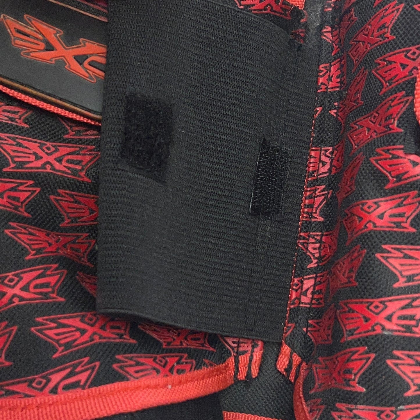 SXC Paintball Pod Pack Harness 4+3+4 (4+7) Black and Red Logo Tournament Belt