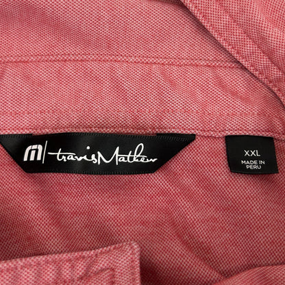 Travis Mathew Sunset Block Polo Shirt Mens XL X-Large Blue Golf Golfer TM1MY401