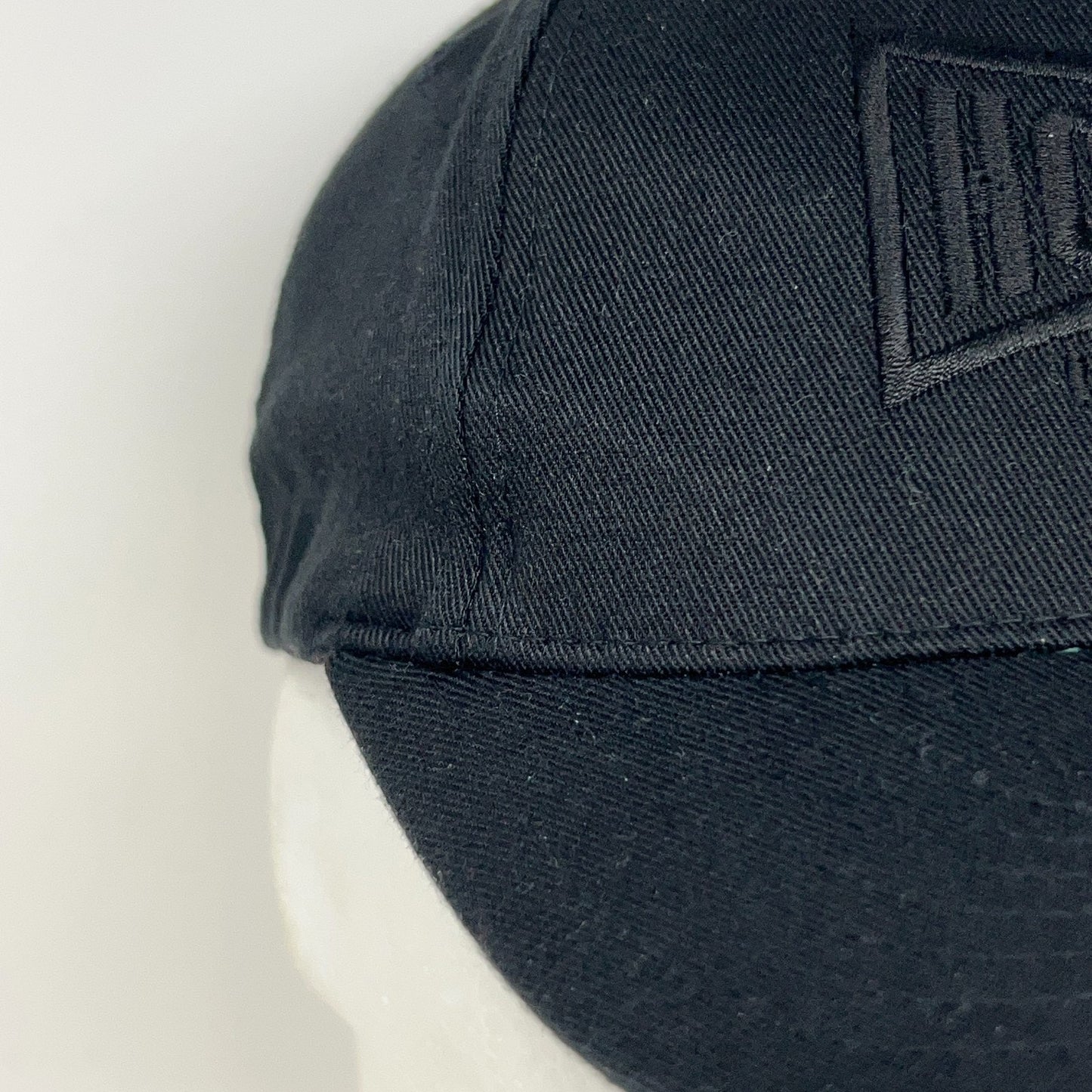 Homeboy Industries Hat Baseball Cap 6 Panel Black On Black FlexFit S-M