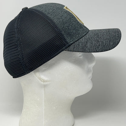 Las Vegas Golden Knights Trucker Hat Baseball Cap Gray New Era Flex Fitted M-L