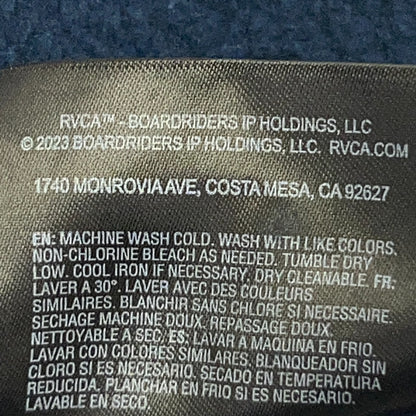RVCA Logo Sweatshirt M Medium Blue Long Sleeve Crew Neck Sweater PM Tenore MMA